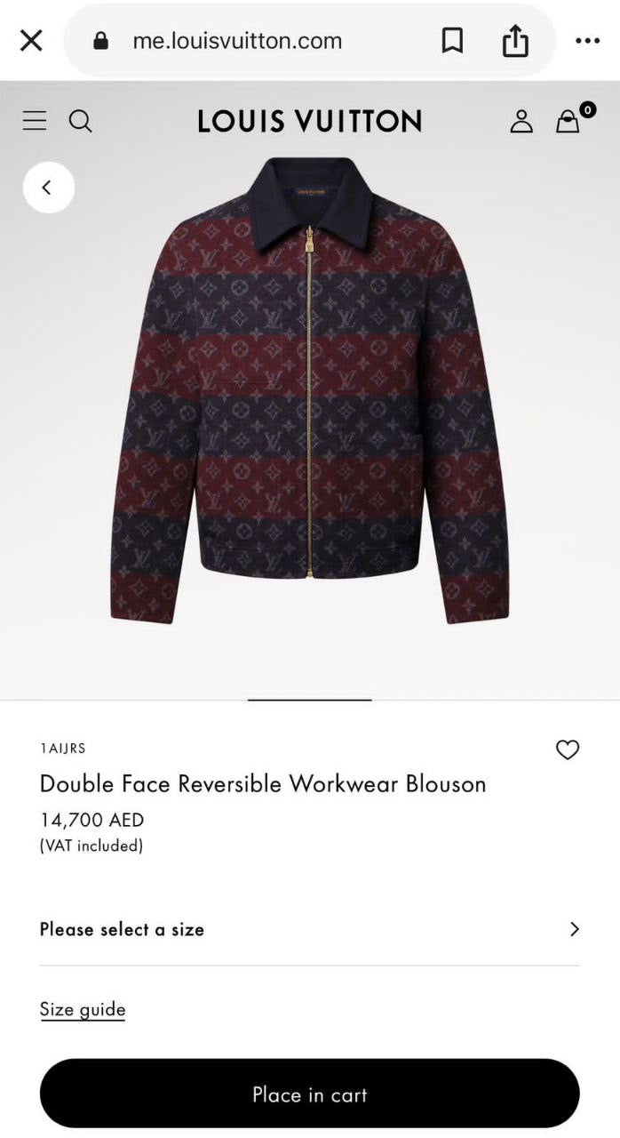 Louis Vuitton Reversible Jacket