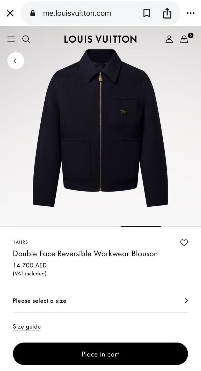 Louis Vuitton Reversible Jacket
