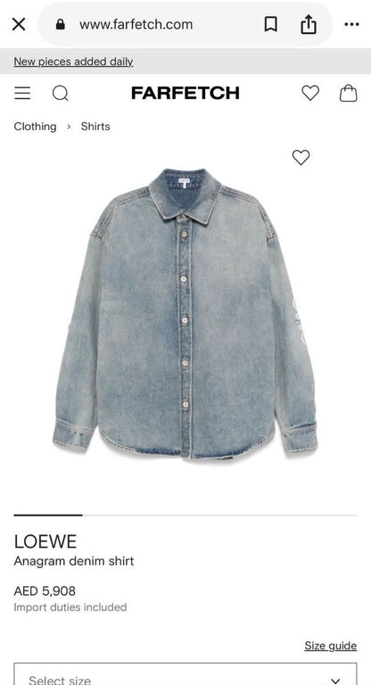 Loewe Long Sleeve Shirt