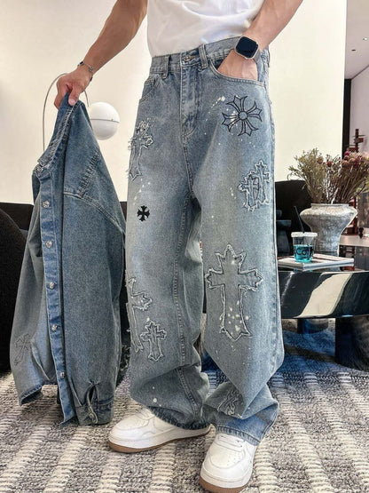 Chrome Hearts Jeans Pants