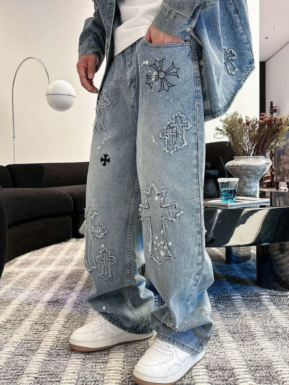 Chrome Hearts Jeans Pants