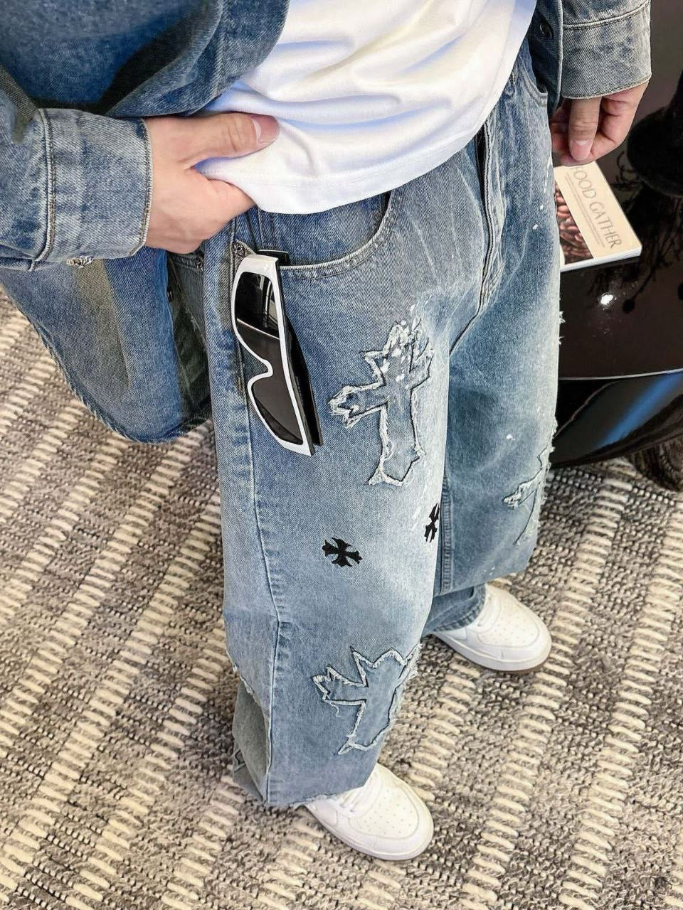 Chrome Hearts Jeans Pants