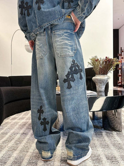 Chrome Hearts Jeans Pants