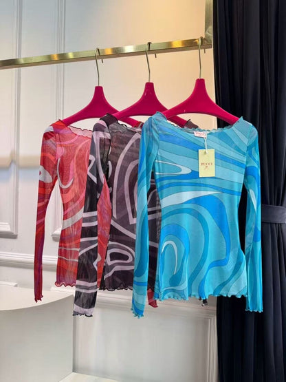 Pucci Long Sleeve Shirt
