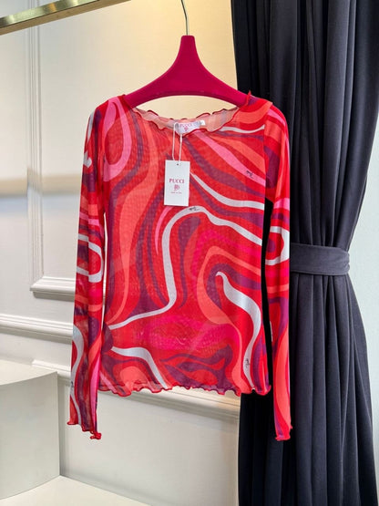 Pucci Long Sleeve Shirt
