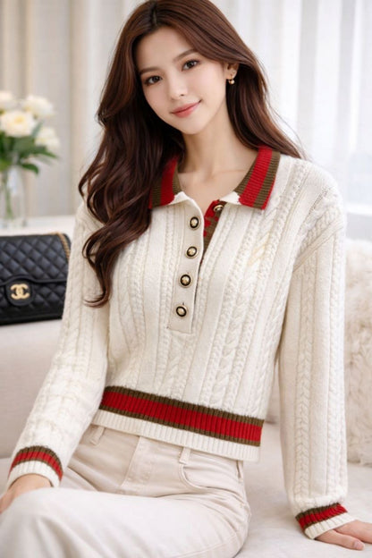 Chanel Polo Sweater