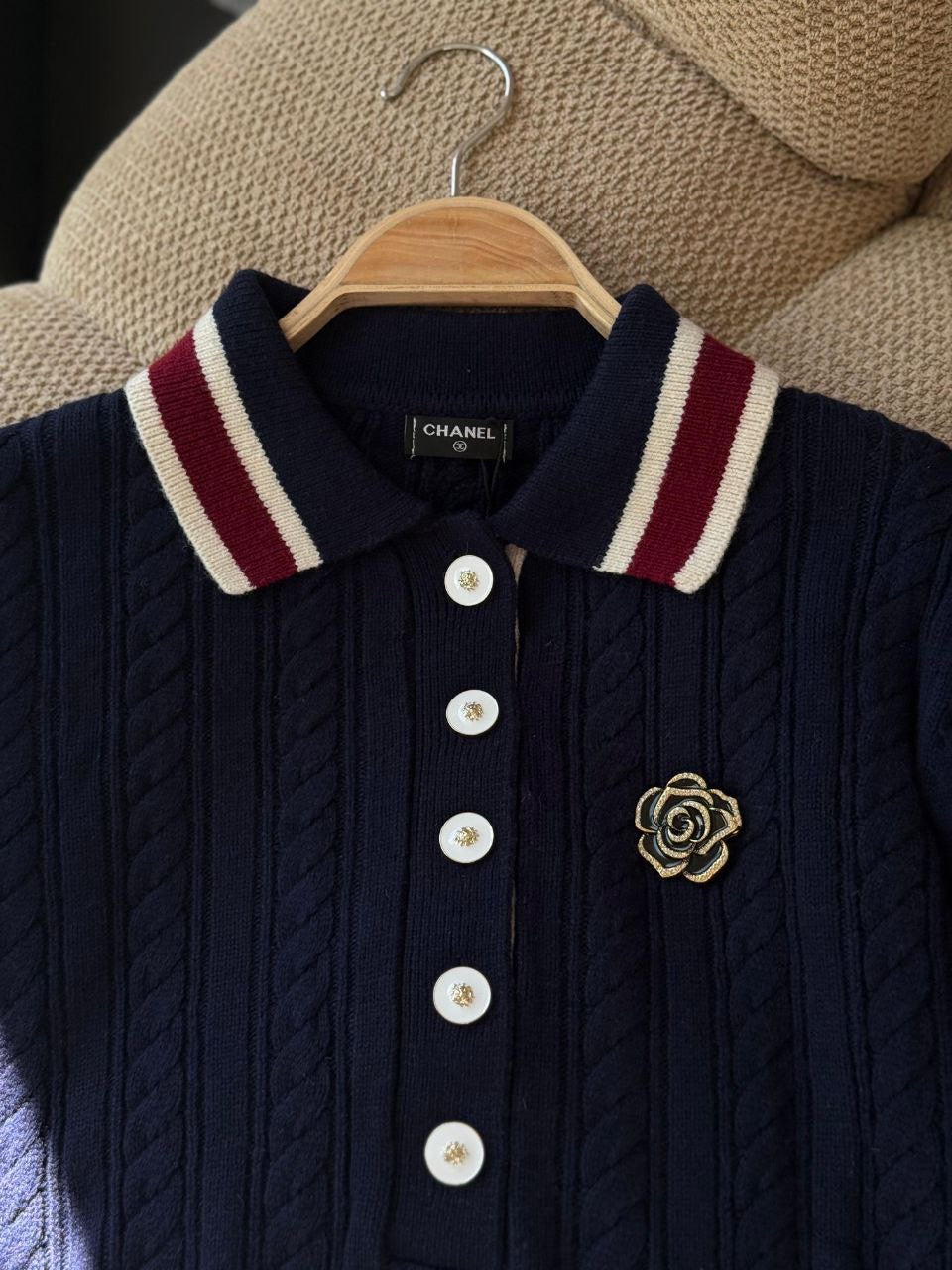 Chanel Polo Sweater