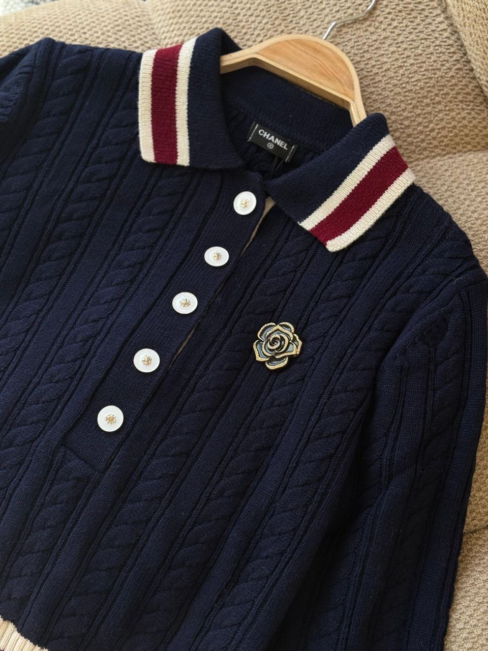Chanel Polo Sweater