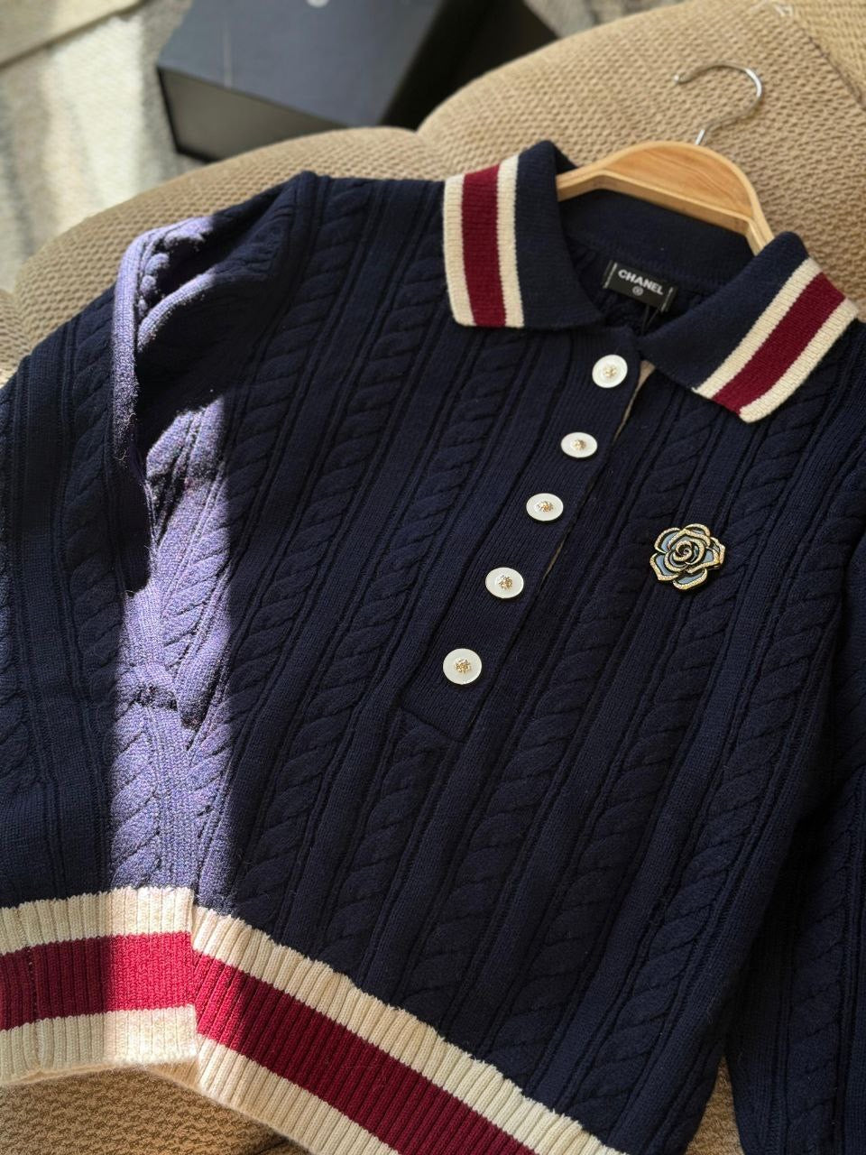 Chanel Polo Sweater