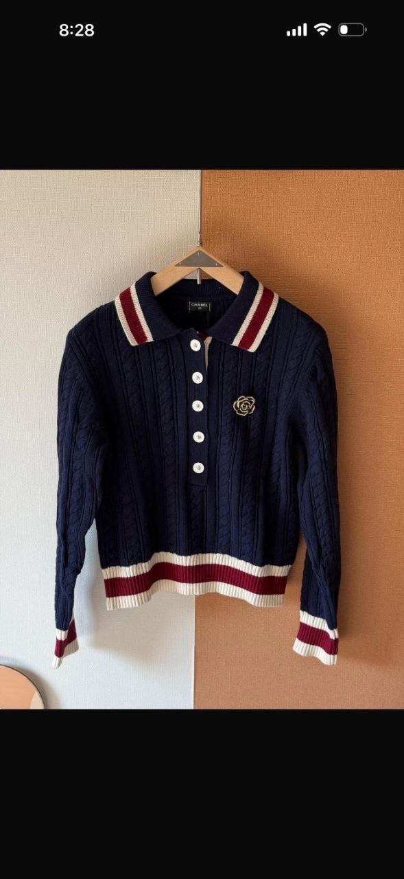 Chanel Polo Sweater