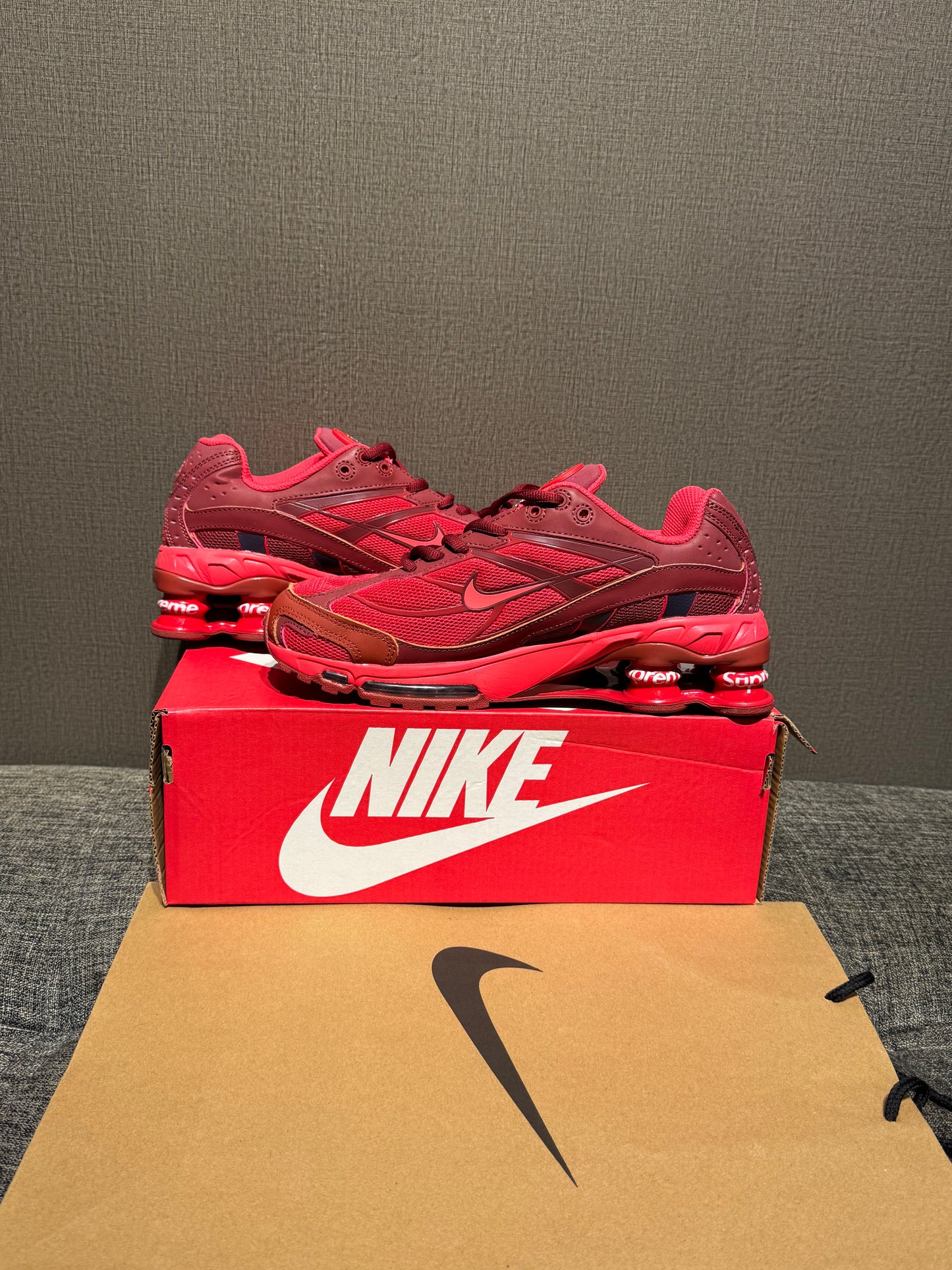 Nike Shox Ride 2 Supreme Red