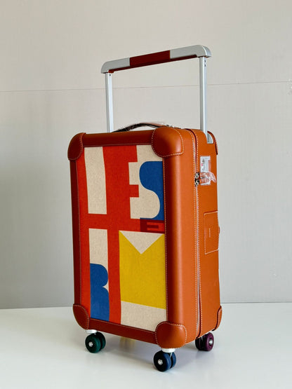 HERMES HAND MADE TROLLY SUITCASE