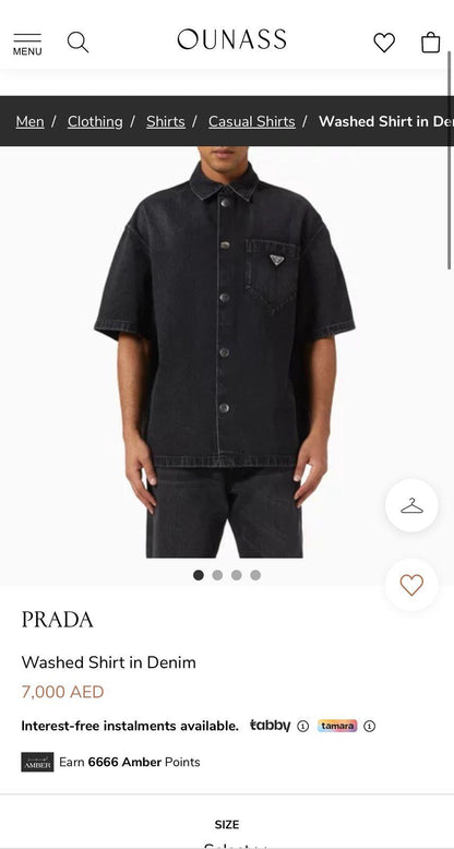 Prada Jeans Shirt