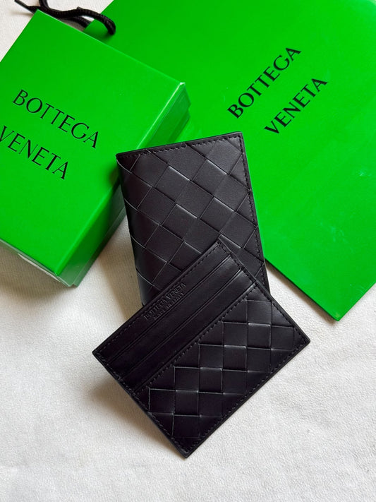 Bottega Veneta Woven Wallet - Black