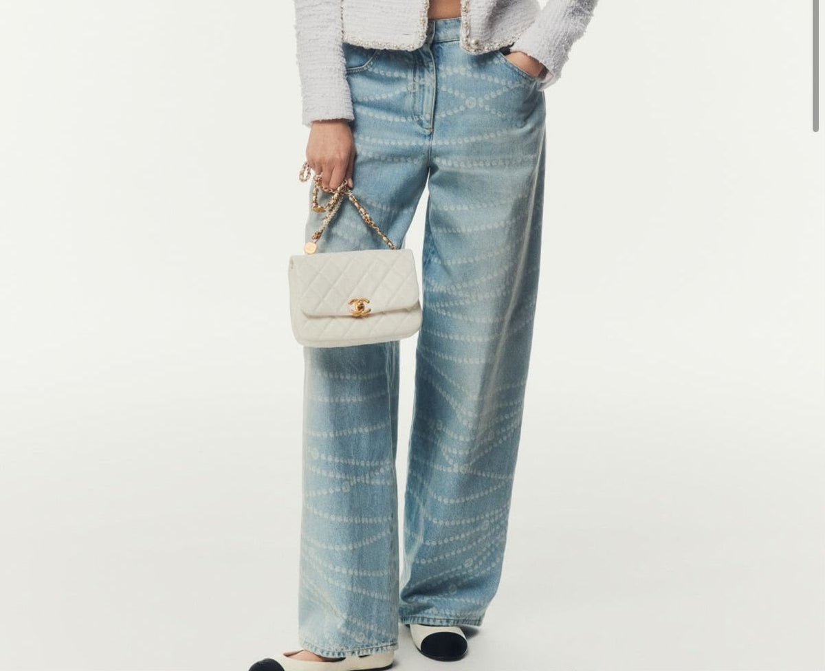 Chanel Jeans Pants - Light Blue