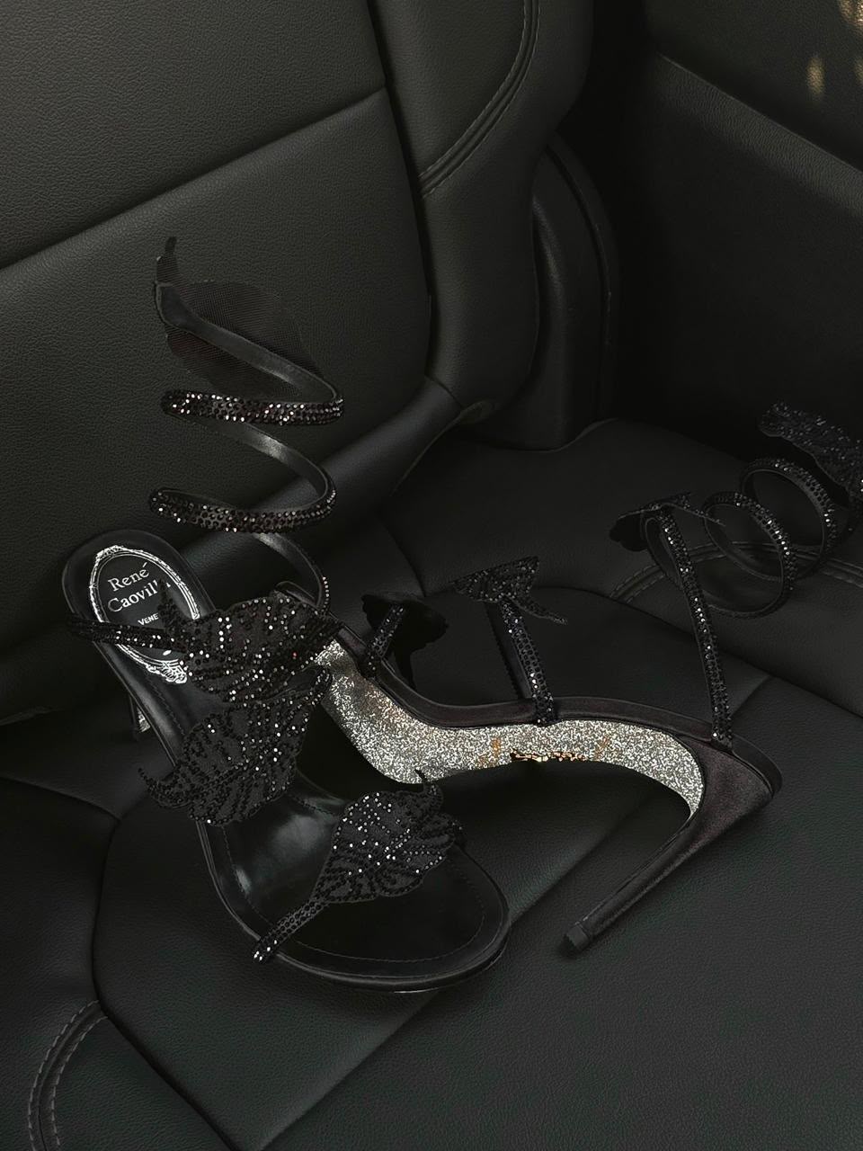 Rene Caovilla Heels - Black