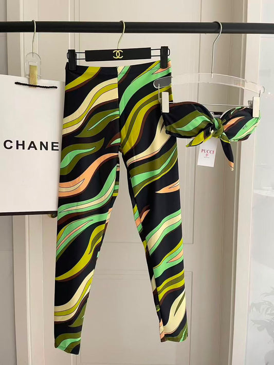 Emilio Pucci Tie-Front Set - Multi