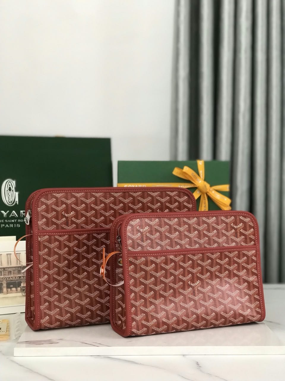 Goyard Clutch - Burgundy