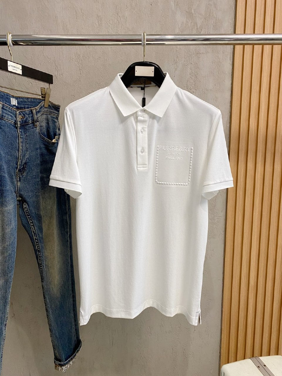 Burberry Polo Shirt - White