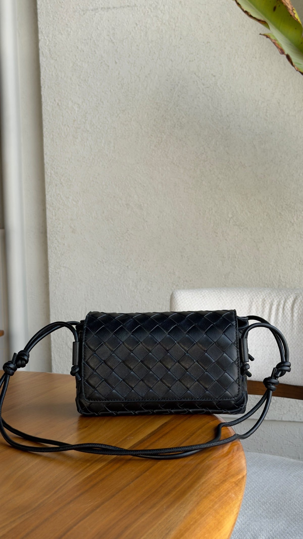 Bottega Veneta Notturno Crossbody Bag - Black