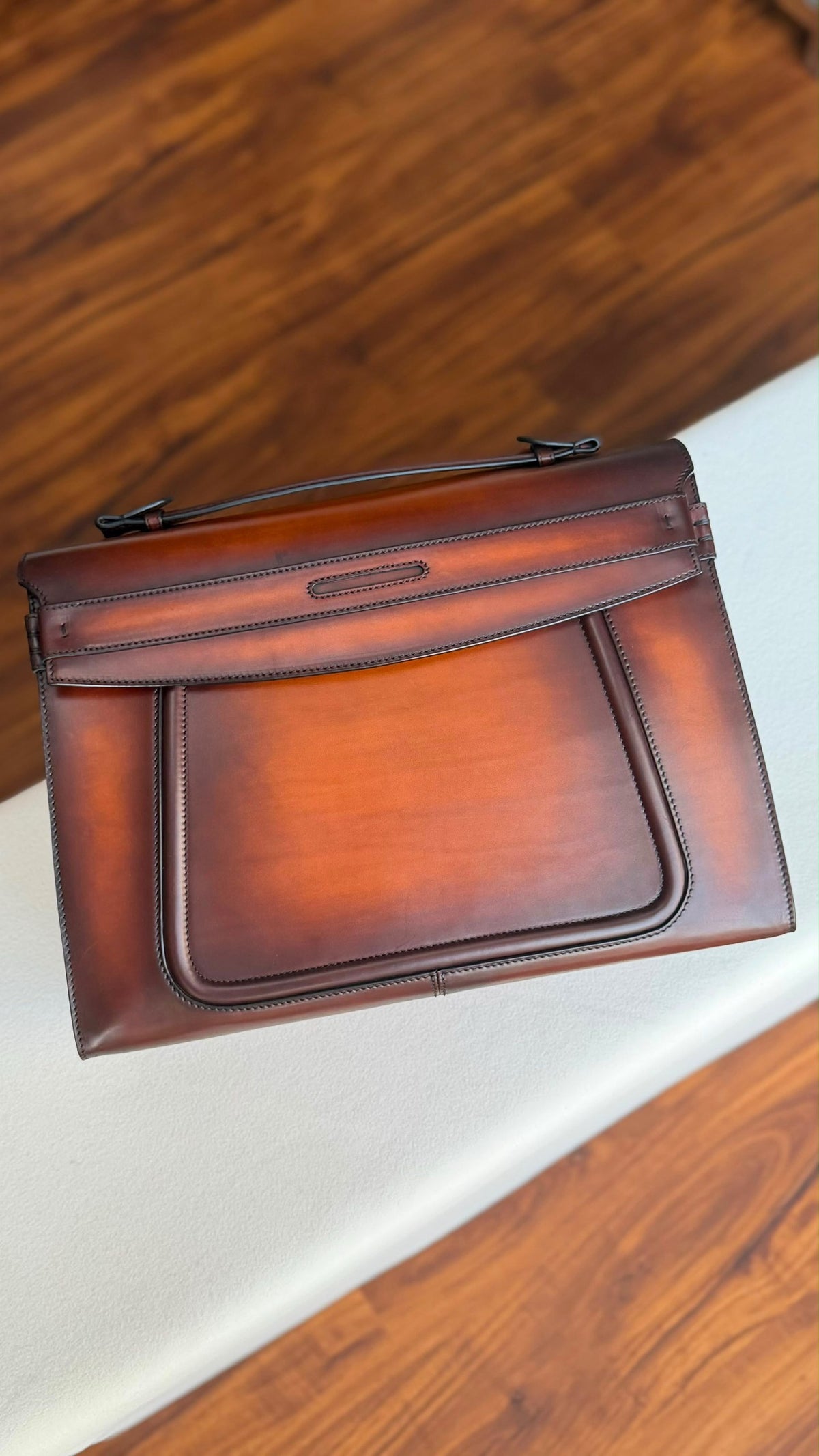 Berluti Briefcase - Brown