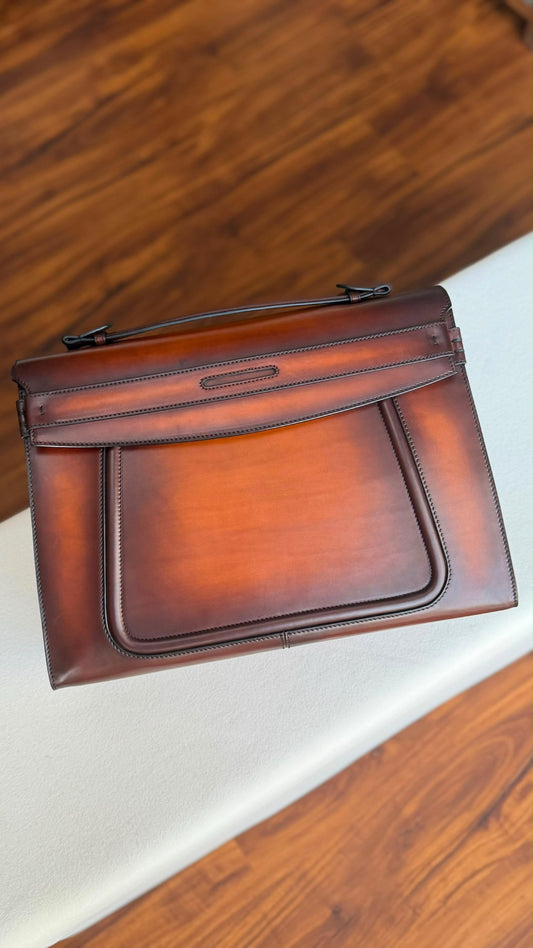 Berluti Briefcase - Brown