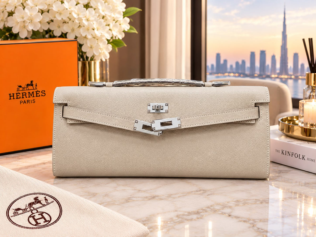 Hermès Top-Handle Handbag - White