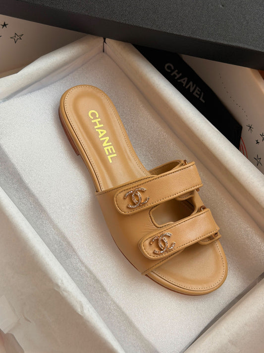 Chanel Slippers - Beige