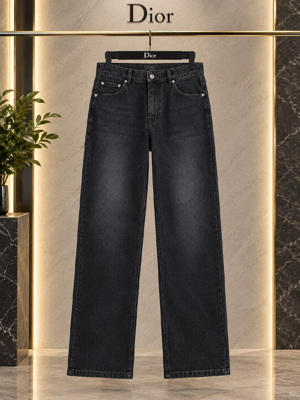 Dior Jeans Pants - Black