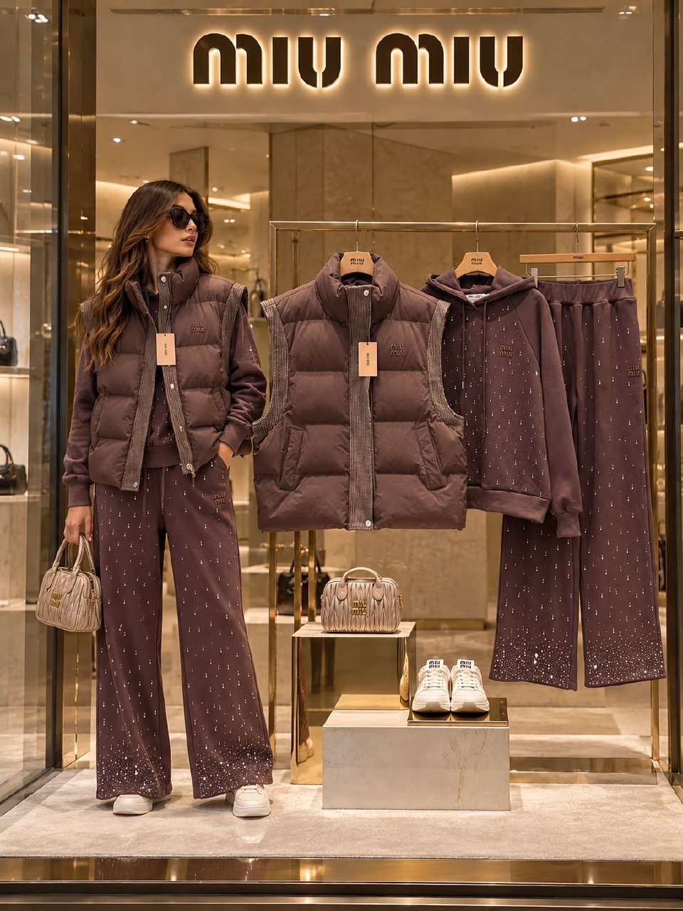 Miu Miu Set - Brown
