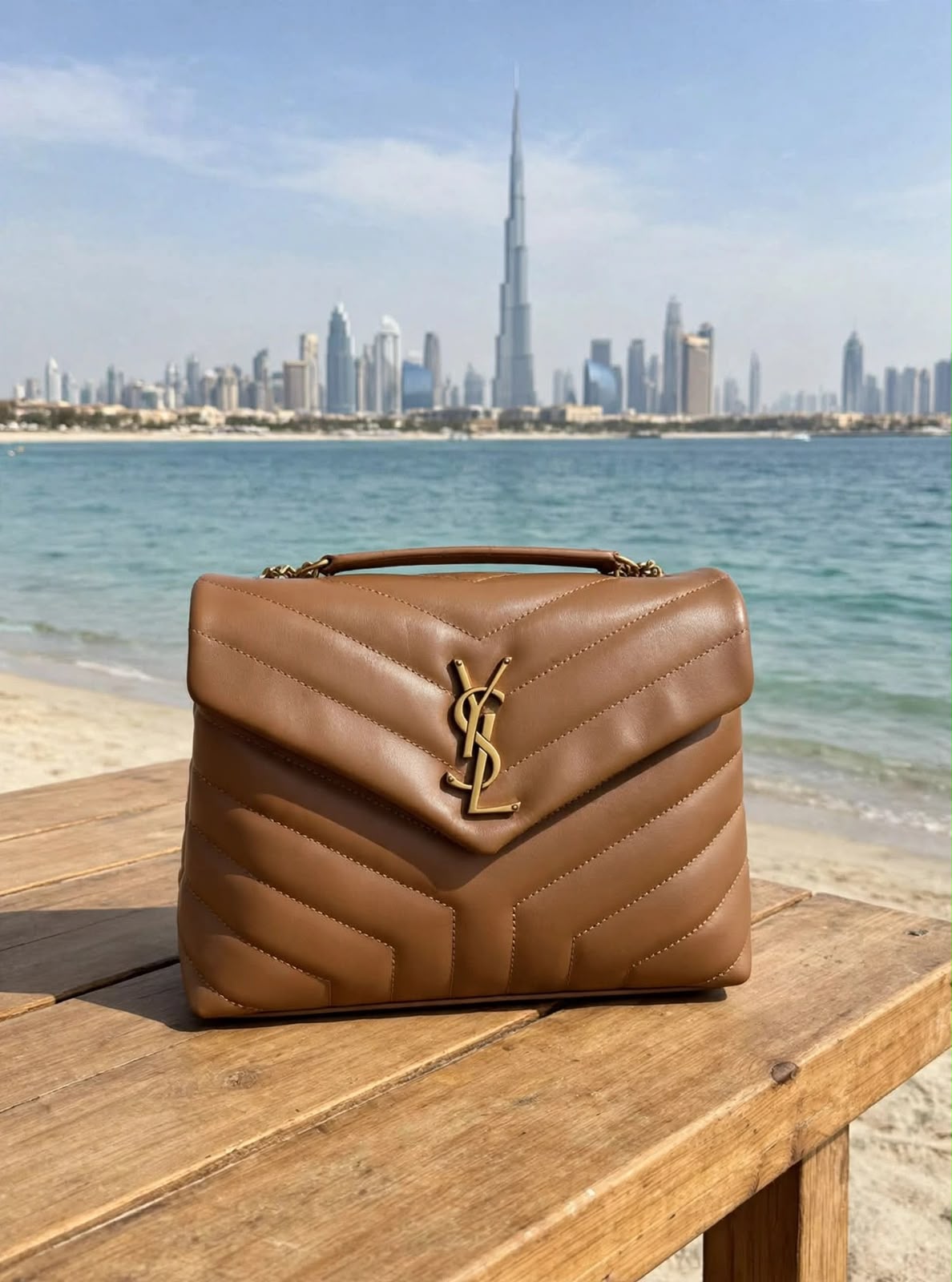 YSL Shoulder Bag - Brown