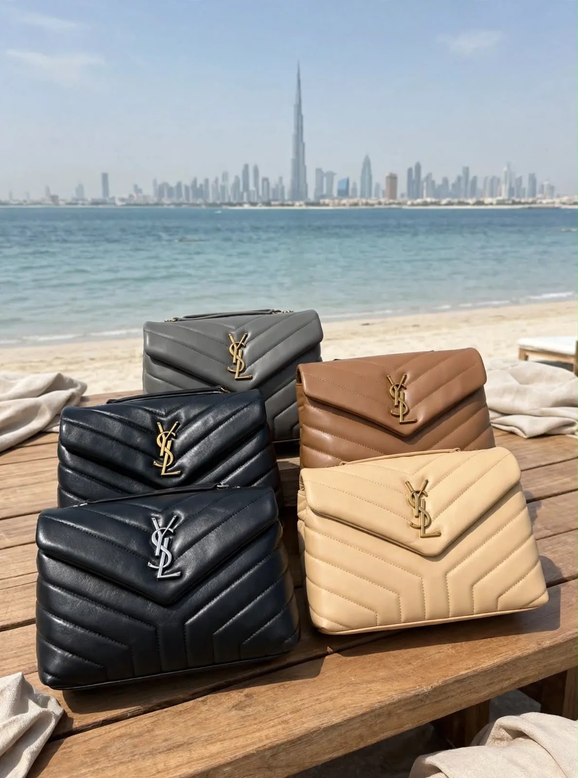 YSL Shoulder Bag - Brown