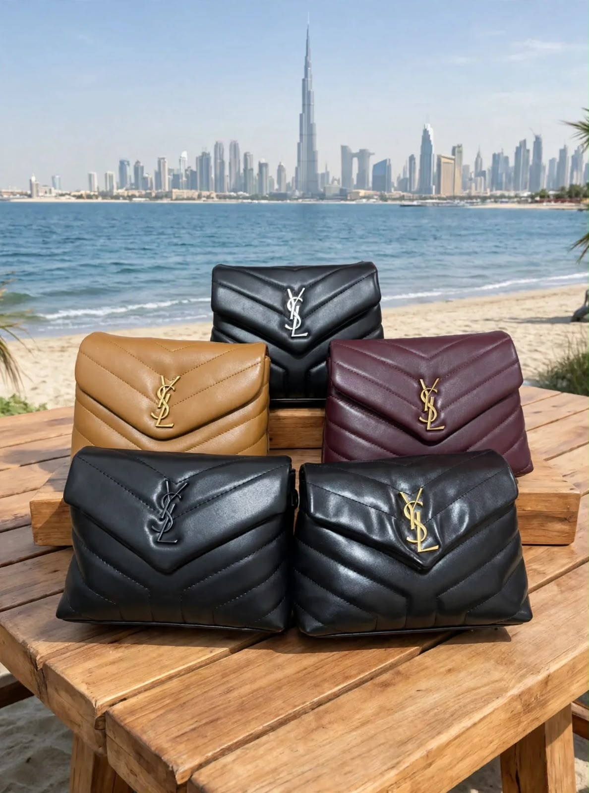 YSL Shoulder Bag - Brown