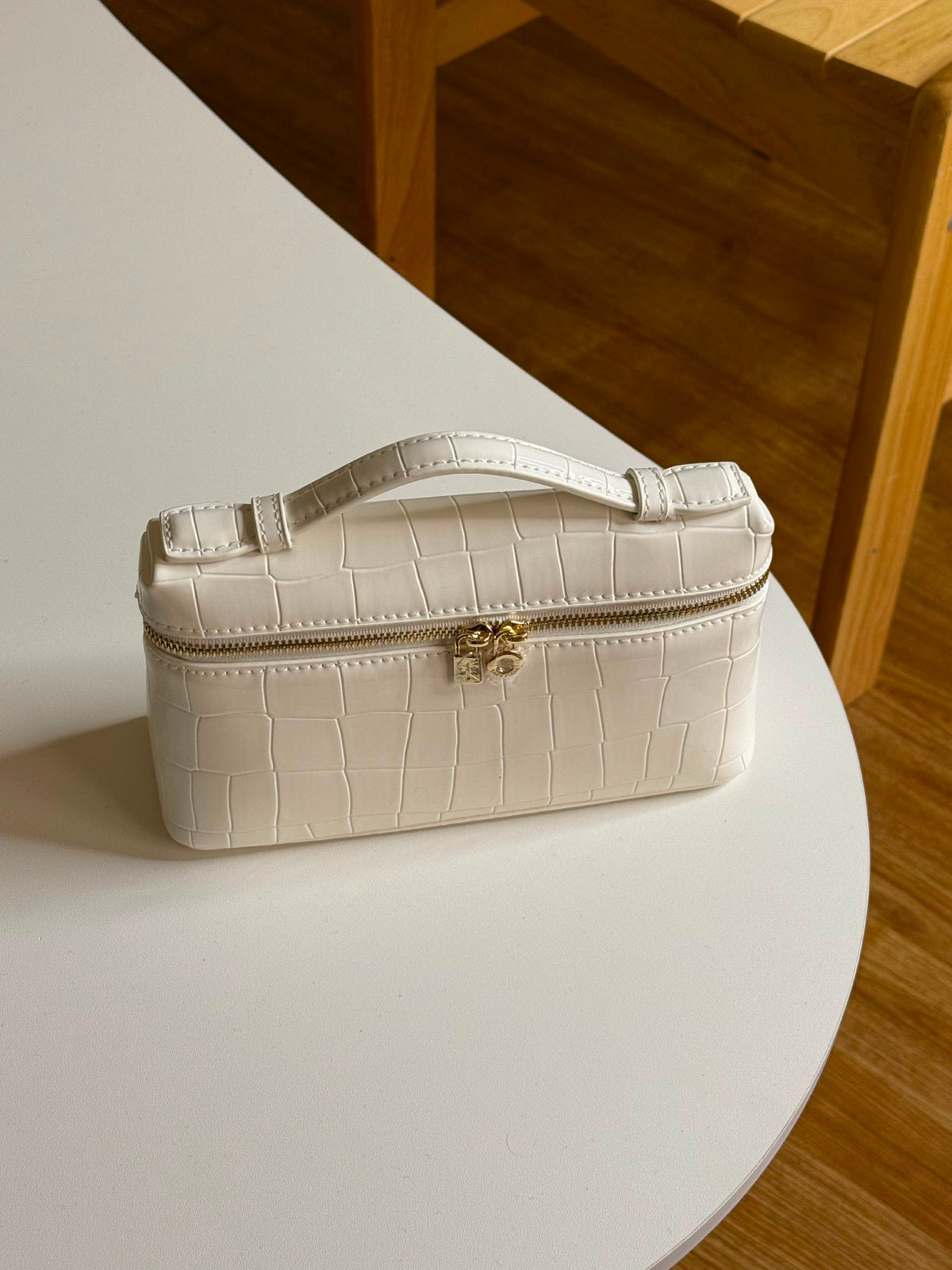 Loro Piana Handbag - White Embossed