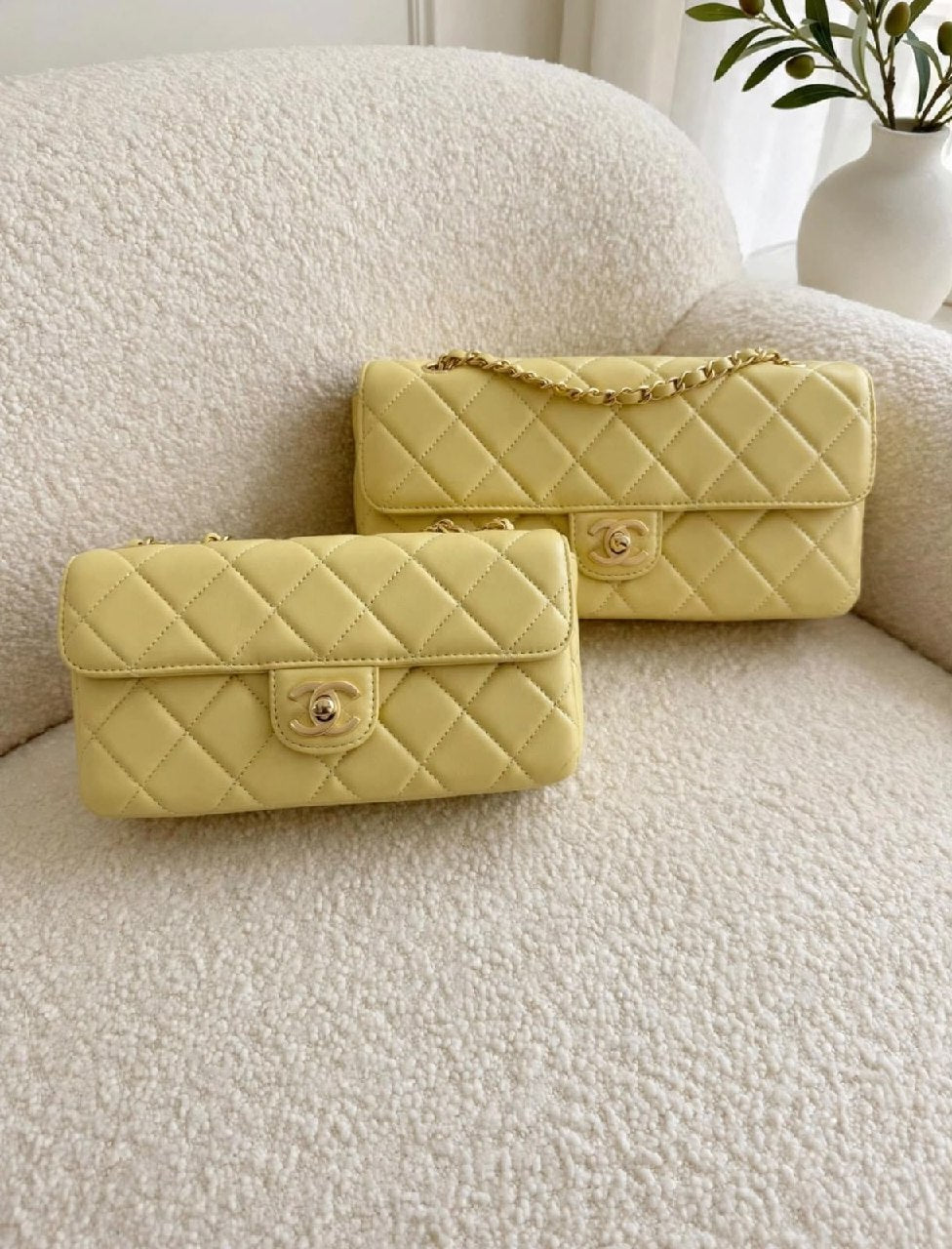 Chanel Shoulder Bag - Black, Yellow, White, Pink