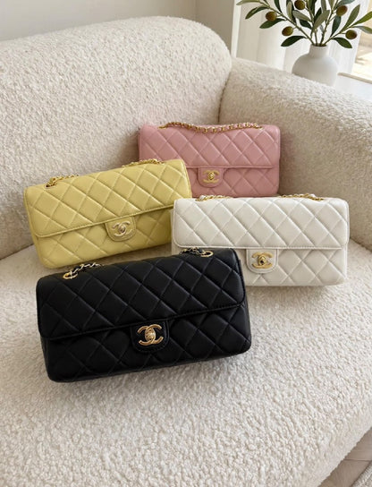 Chanel Shoulder Bag - Black, Yellow, White, Pink