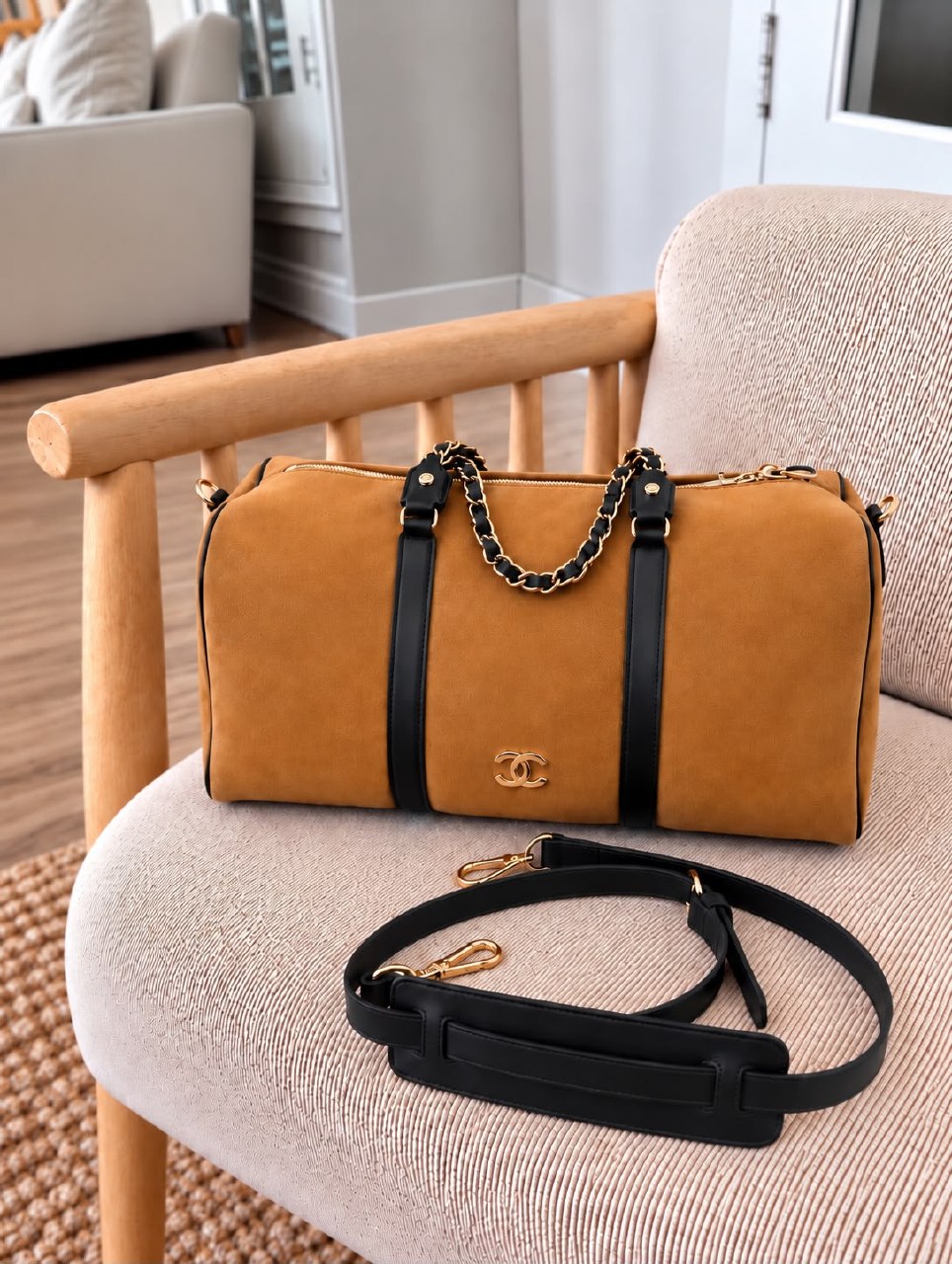 Chanel Barrel Handbag - Beige