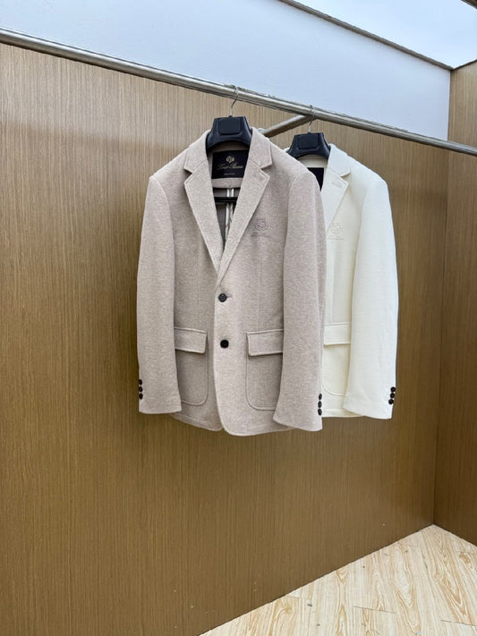 Loro Piana Blazer - Beige, White