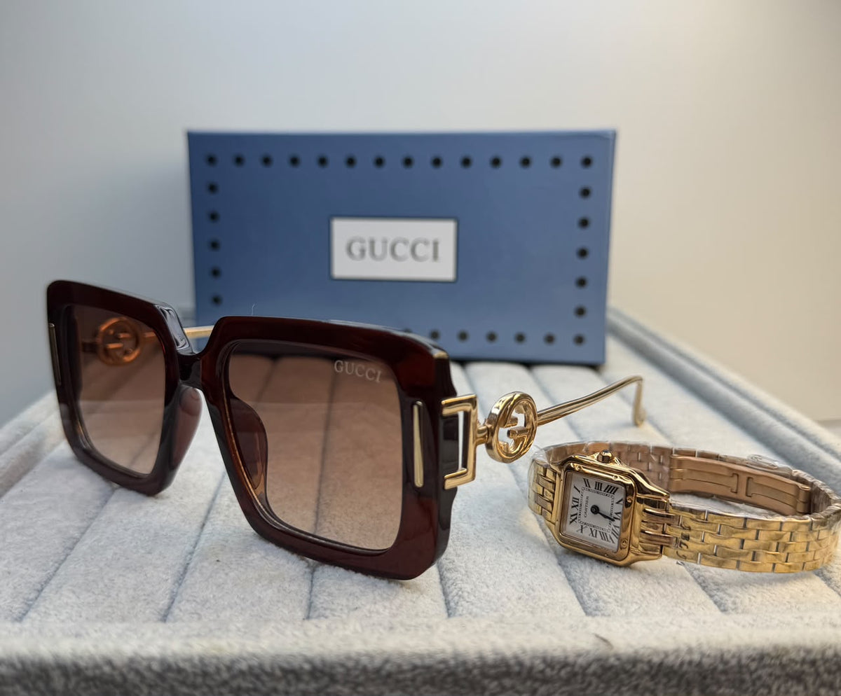 Gucci Oversized Square Sunglasses - 