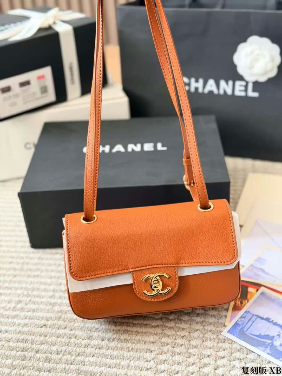 Chanel Shoulder Bag - Orange