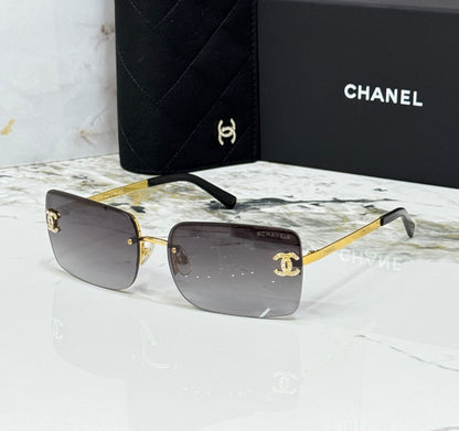 Chanel Sunglasses - Gold & Grey