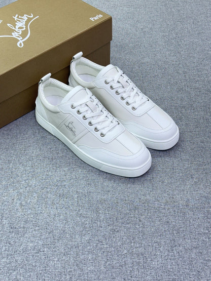 Christian Louboutin Clean-Panel Sneakers - White