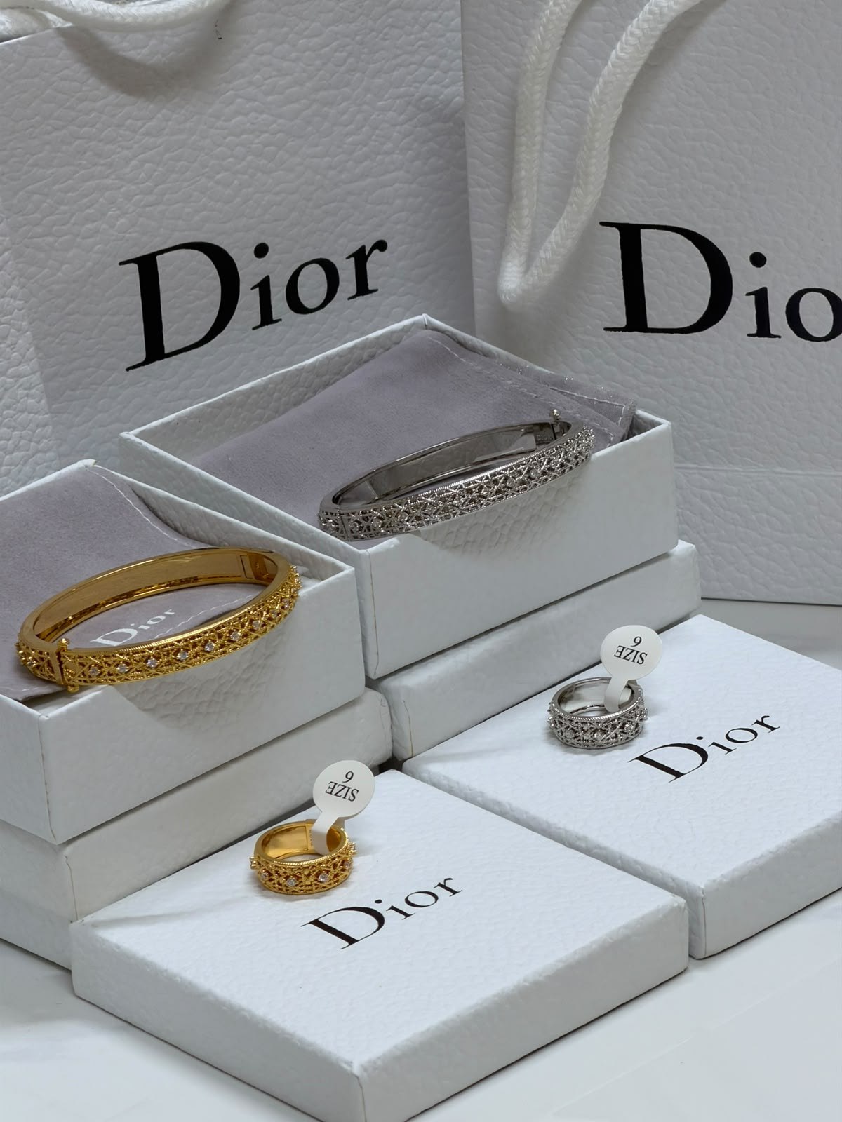Dior Jewelry Set - Silver