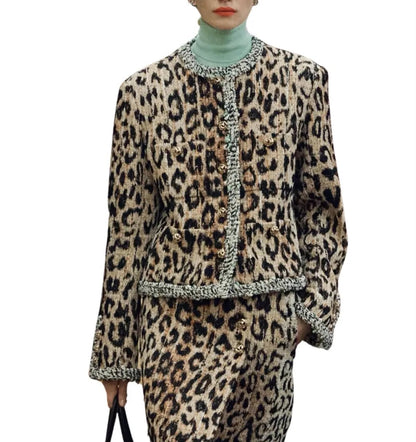 Chanel Set - Leopard Leopard Print