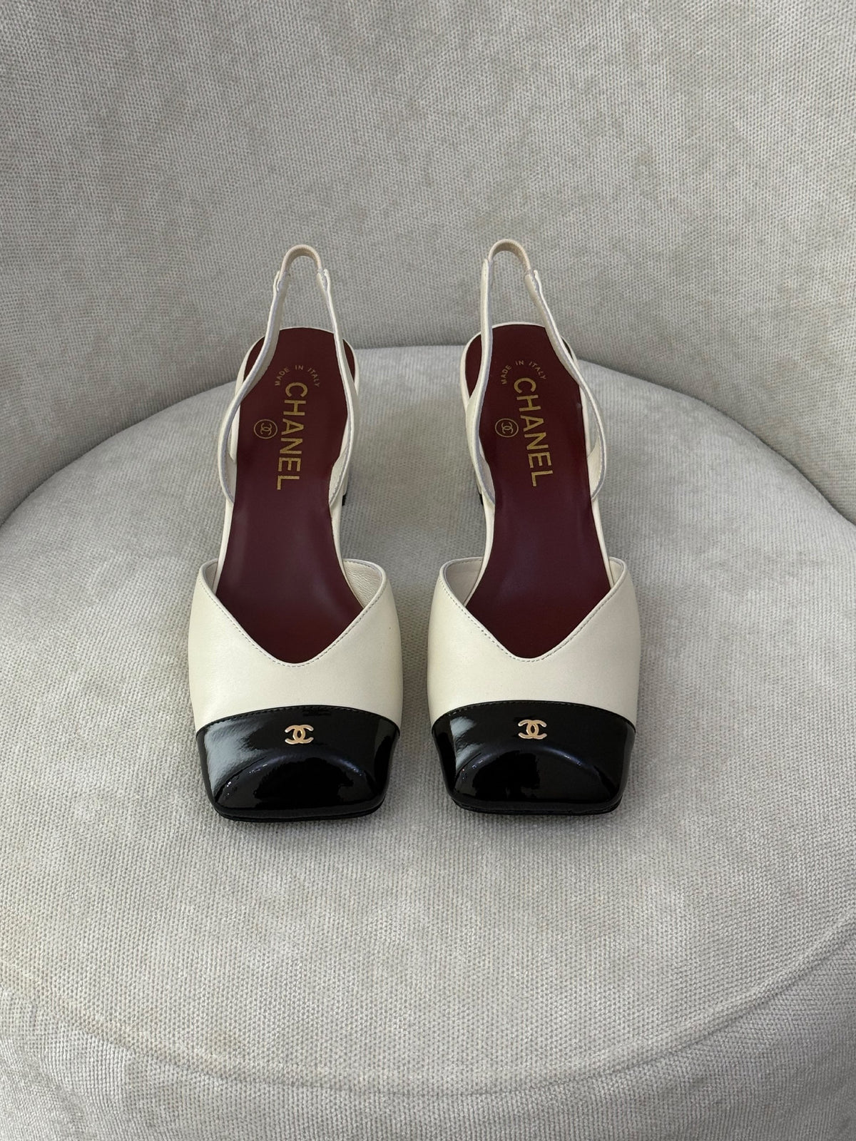 Chanel Heels - White & Black