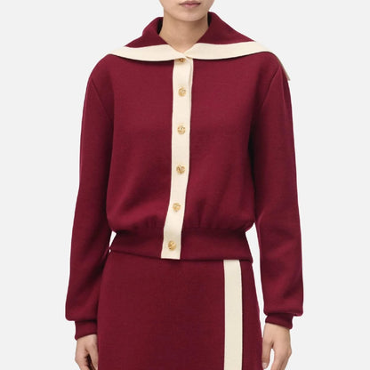 Chanel Cardigan - Burgundy