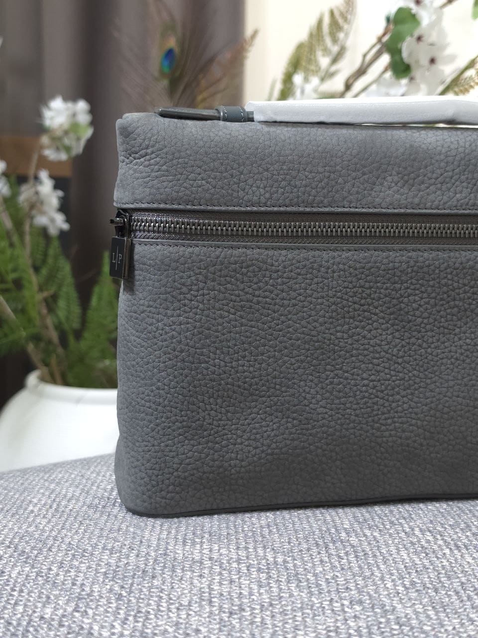 Loro Piana Clutch - Dark Grey