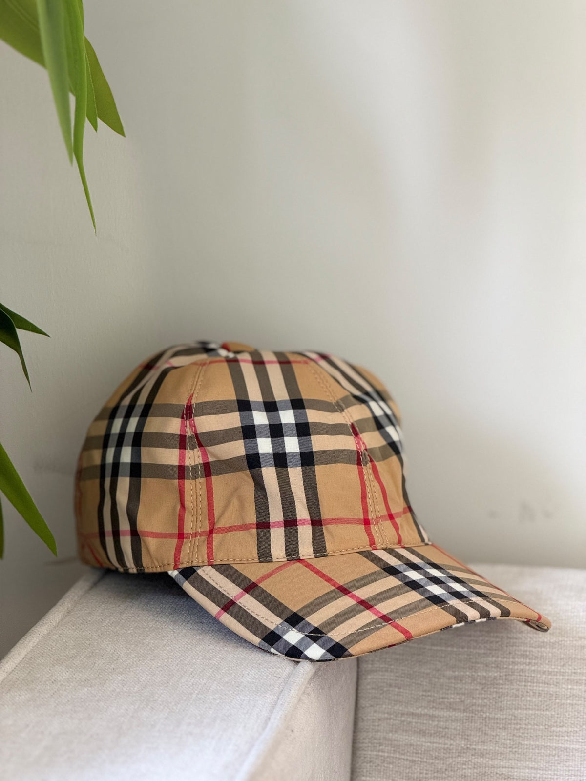 Fendi Cap Check Pattern - Beige