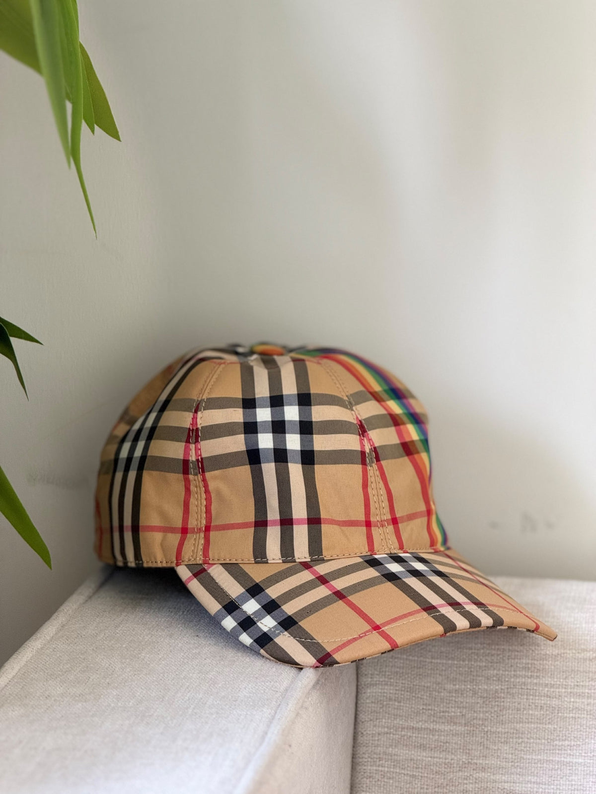 Fendi Cap Check Pattern - Beige
