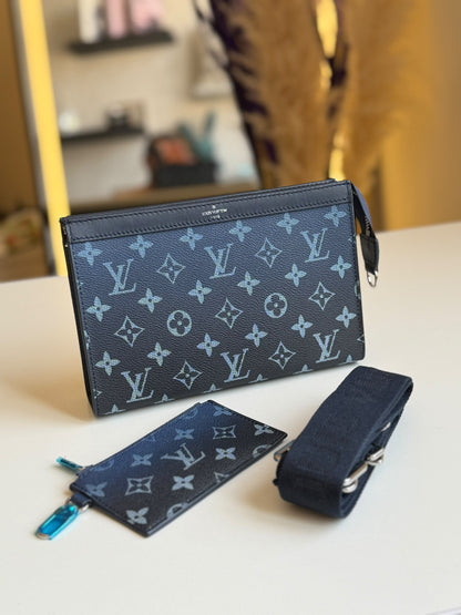 Louis Vuitton Crossbody Bag - Navy Monogram, Dark Grey, Navy